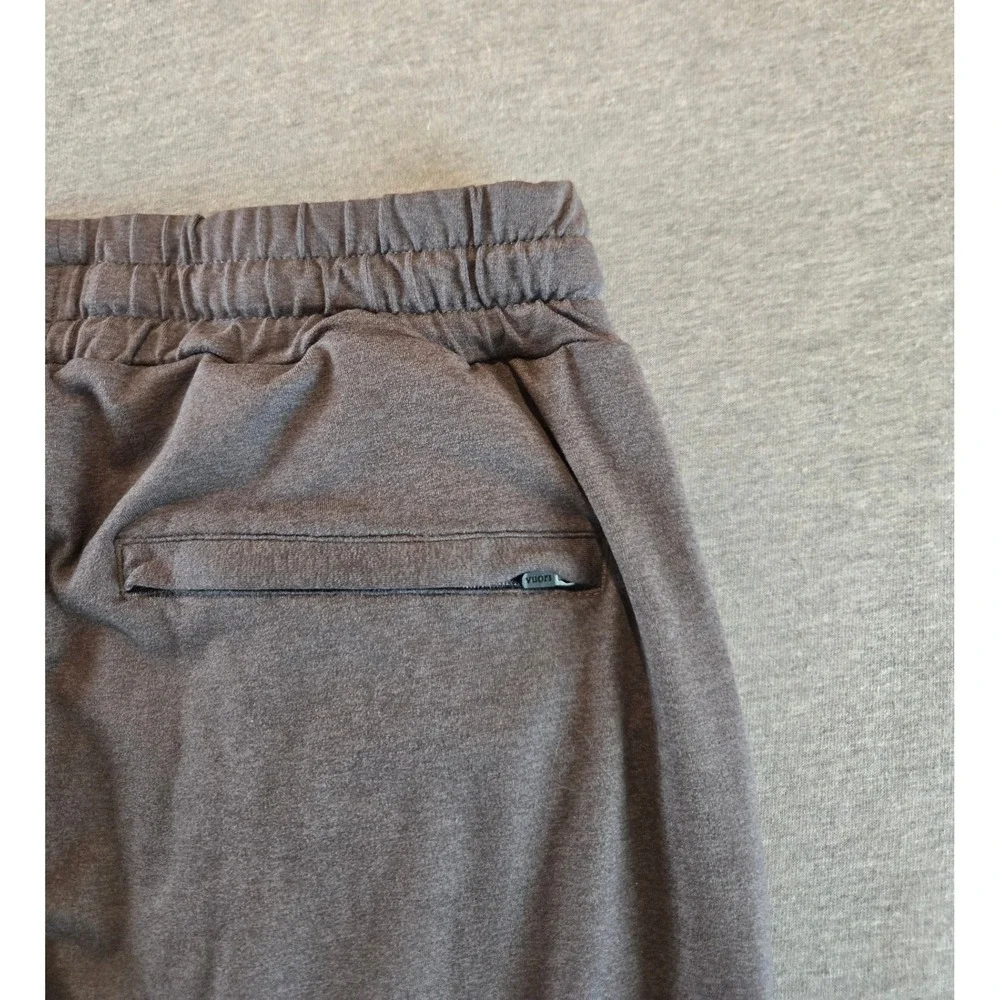 Vuori Ponte Performance Pant Mens XS Charcoal Gray Tapered Jogger Stretch Active
